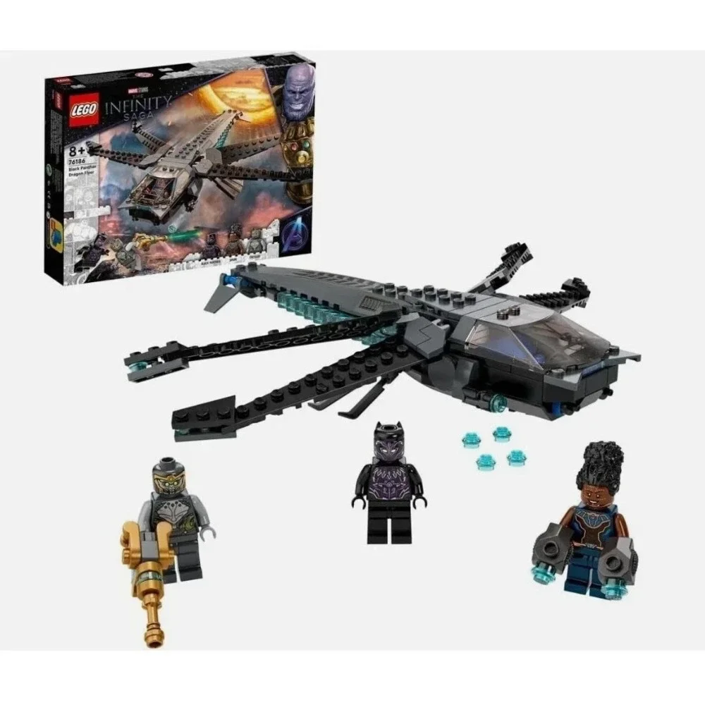 LEGO #76186 - The Infinity Saga Black Panther Dragon Flyer - NEW